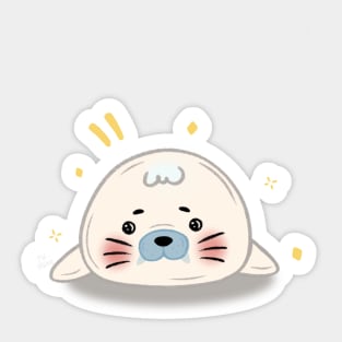 Cute seal Sticker